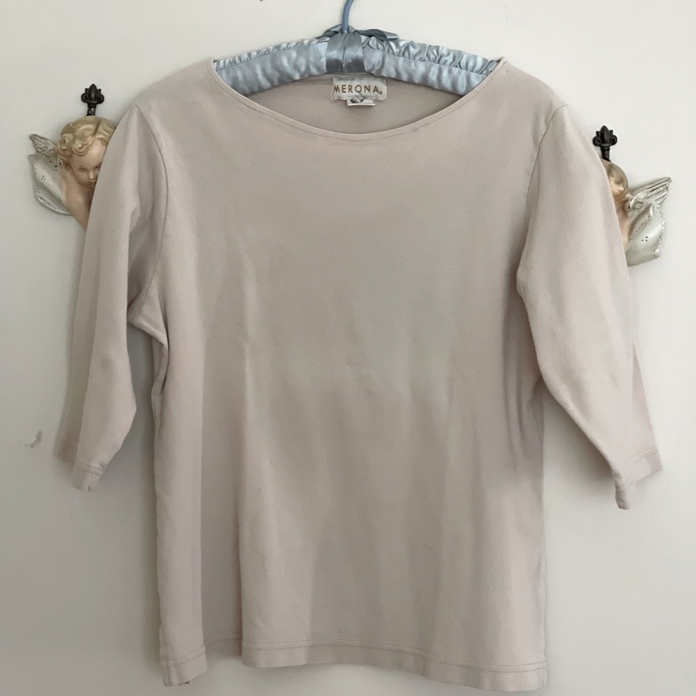 Merona khaki elbow length sleeve T-shirt XL